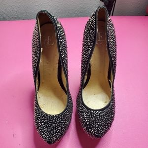 Rhinestone Pumps